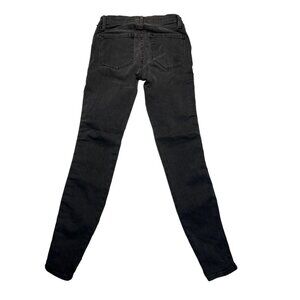 Frame Denim Jeans Women’s Black Skinny Velvet Stripes Size 24